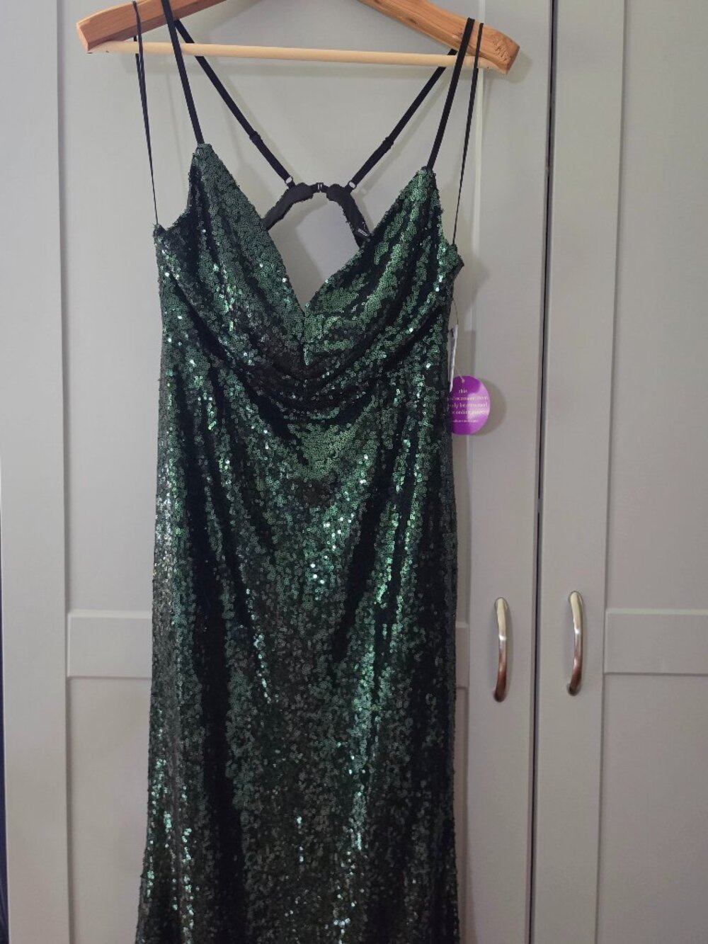 Floor length cocktail dress